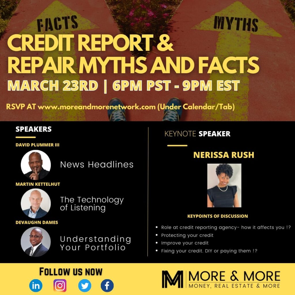 Credit Report and Credit Repair Myths & Facts